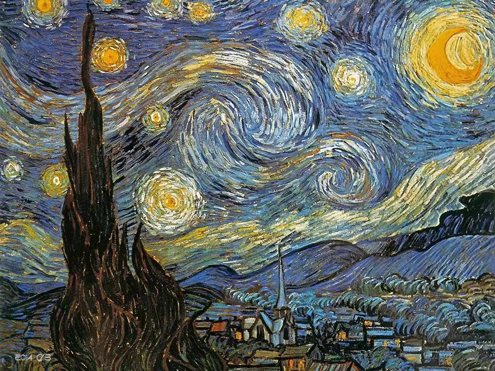 Die sternenklare Nacht Van Gogh