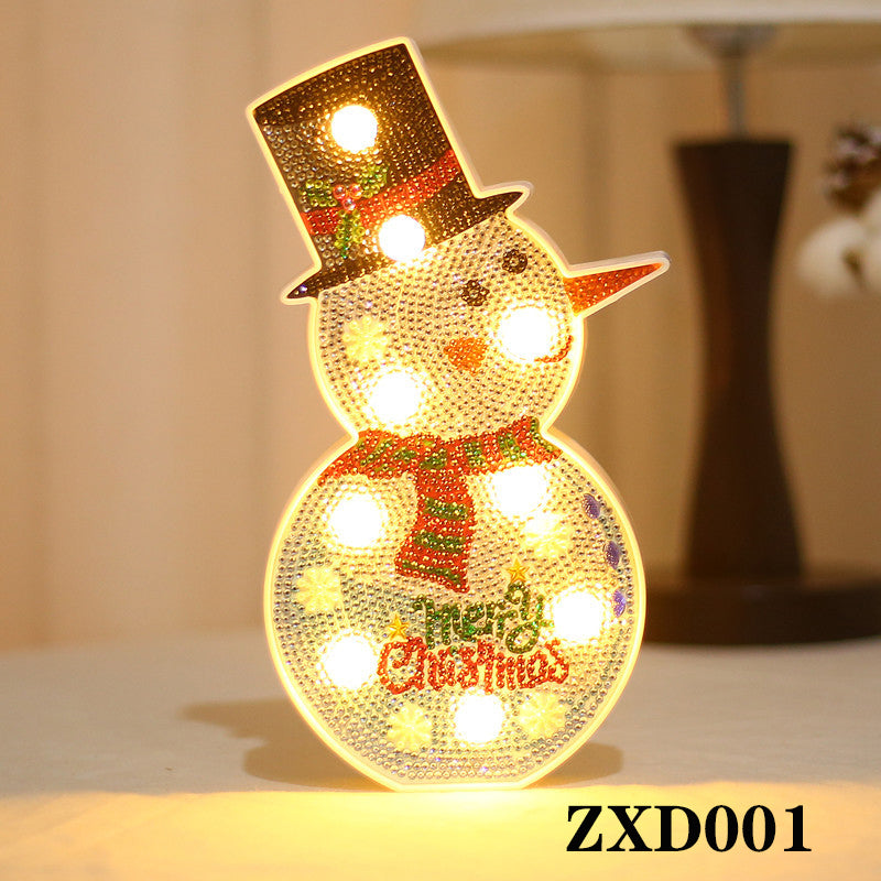 diamond painting weihnachtslampe