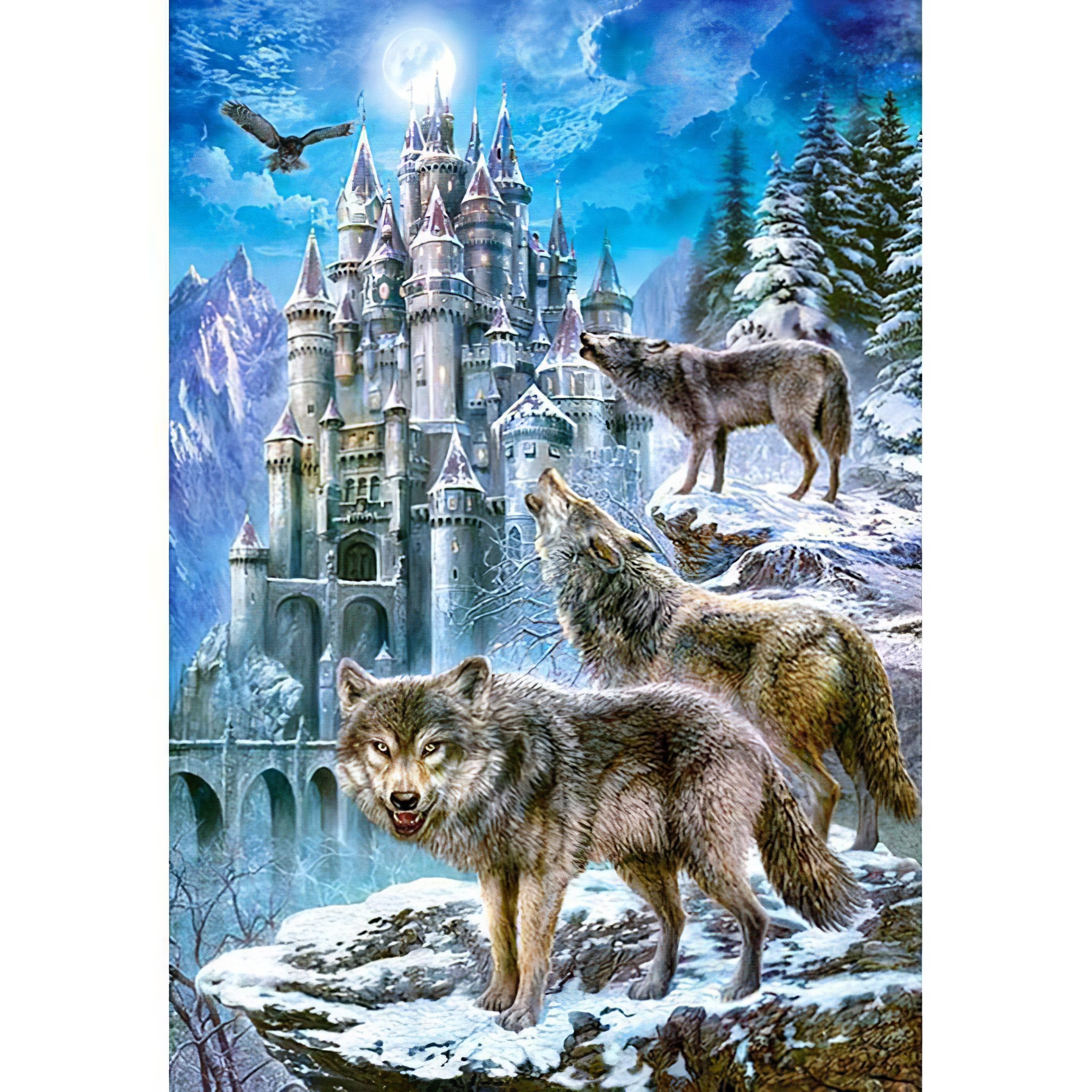 Diamond Painting - Schloss Wolf