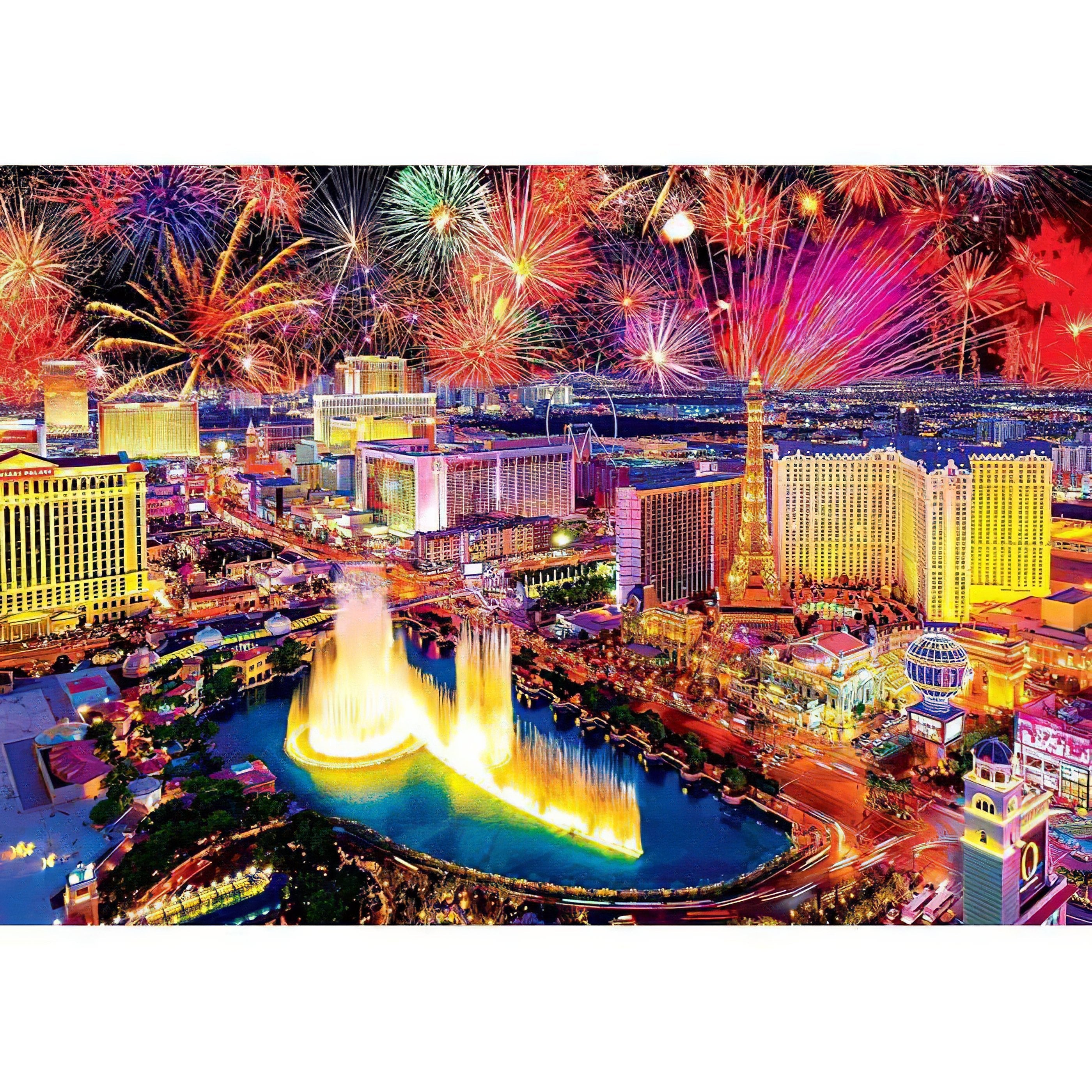 Diamond Painting - Feuerwerk in Las Vegas