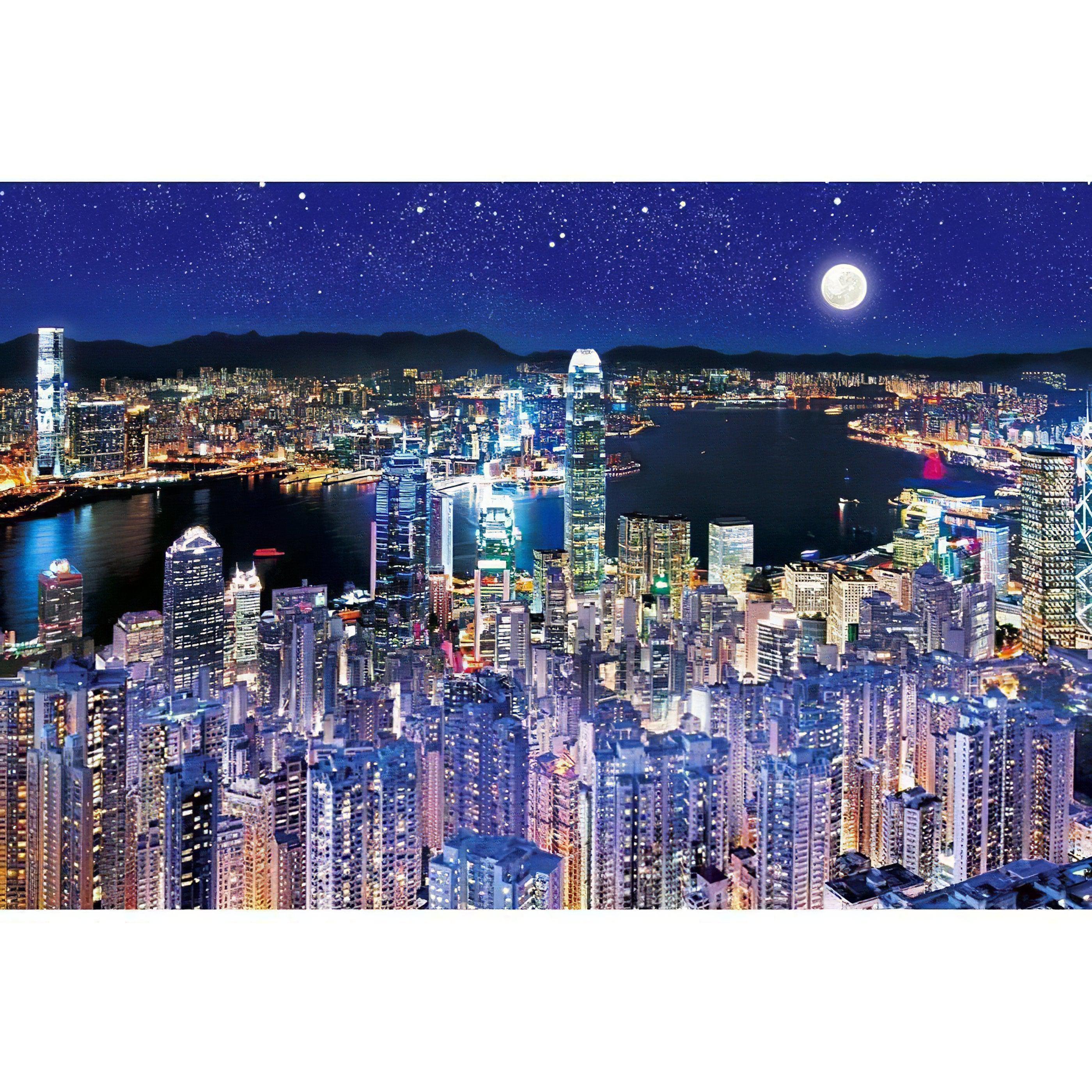 Diamond Painting - Nacht in Hongkong