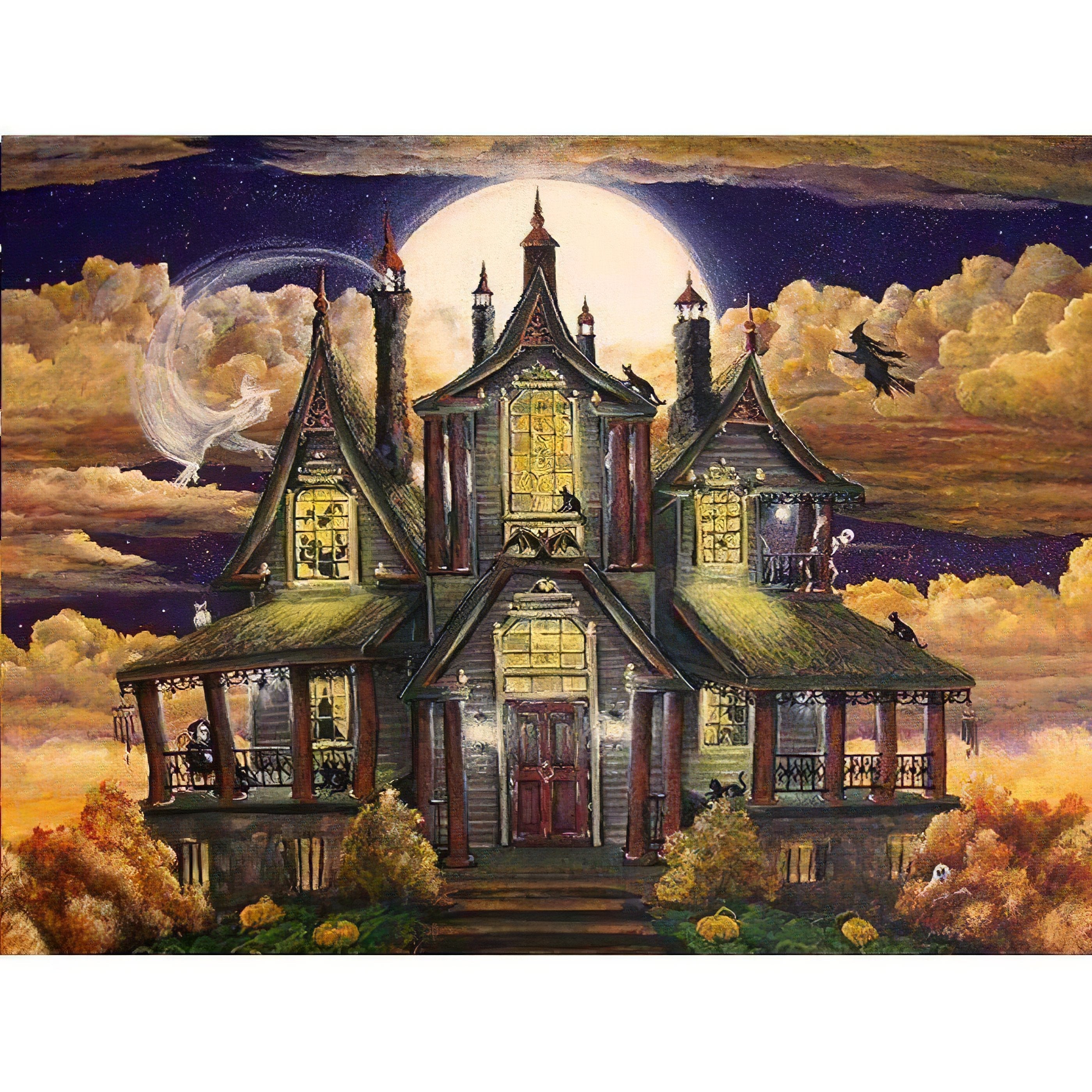Diamond Painting - Haus von Halloween