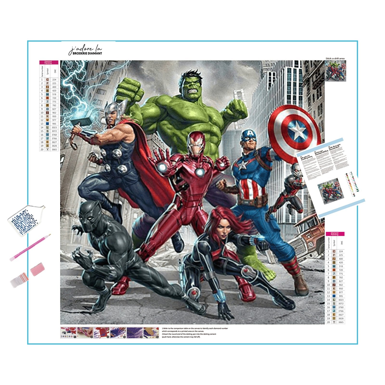 Diamond Painting - Marvels Avengers
