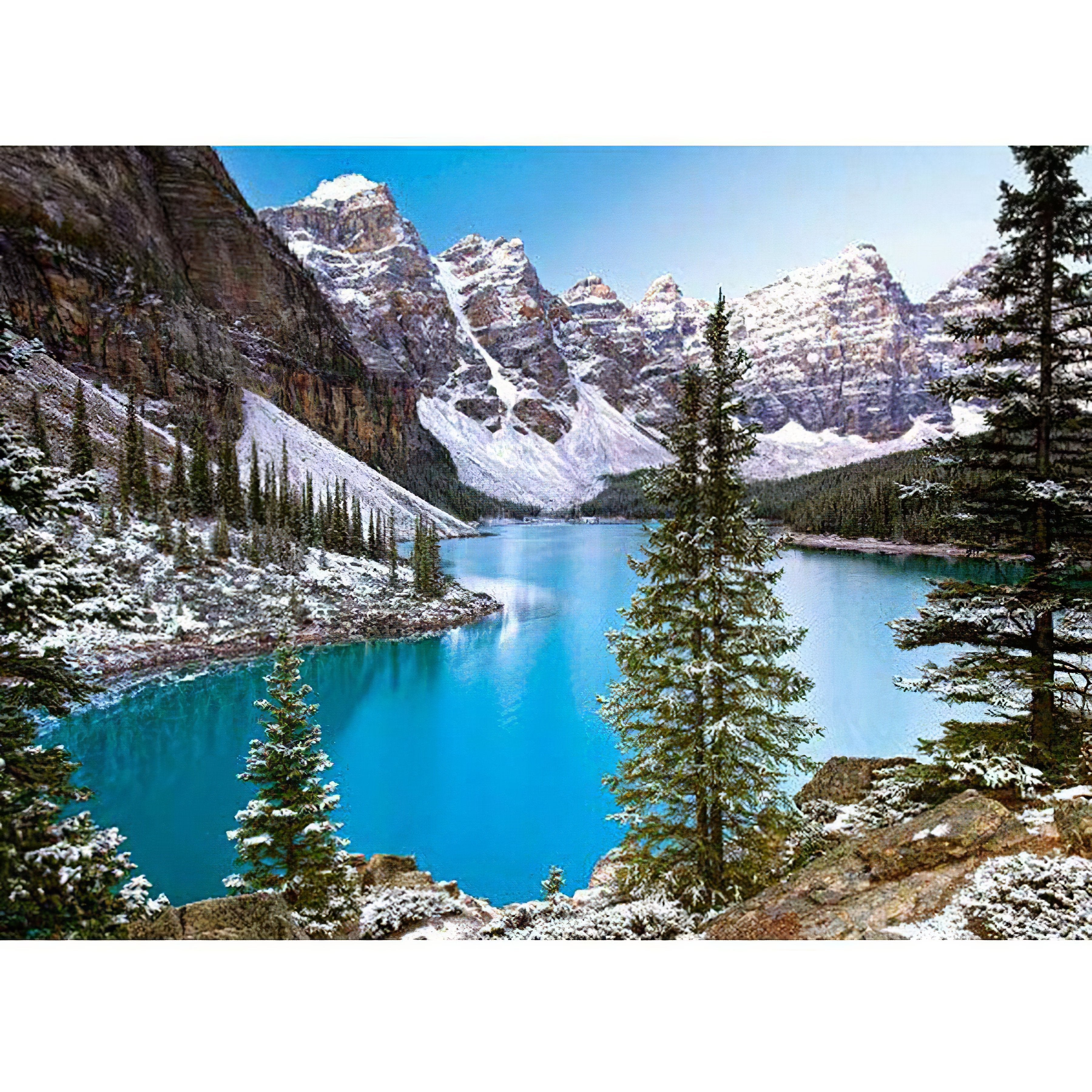 Diamond Painting - Kanadischer See und Berge