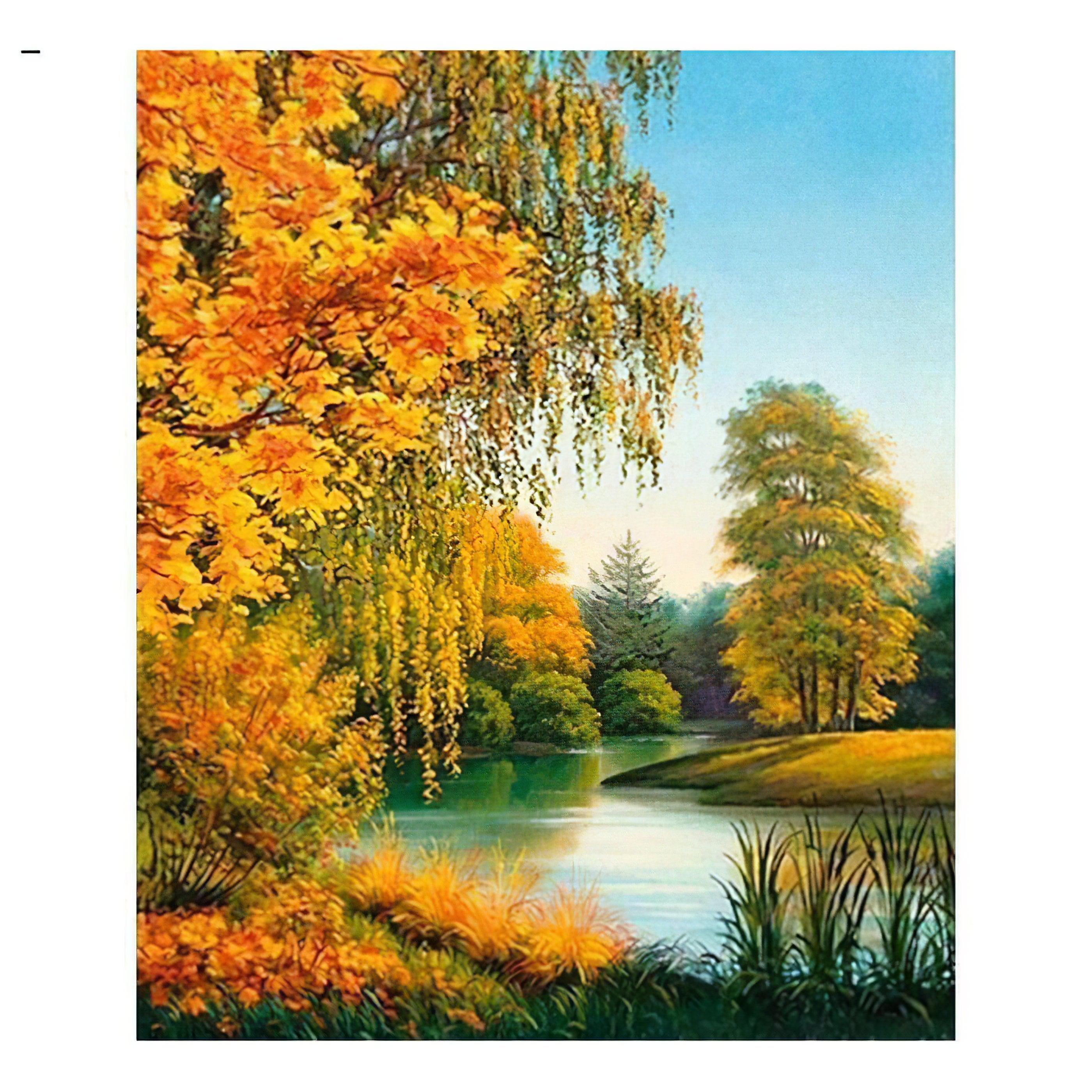 Diamond Painting - Herbstliche Landschaft