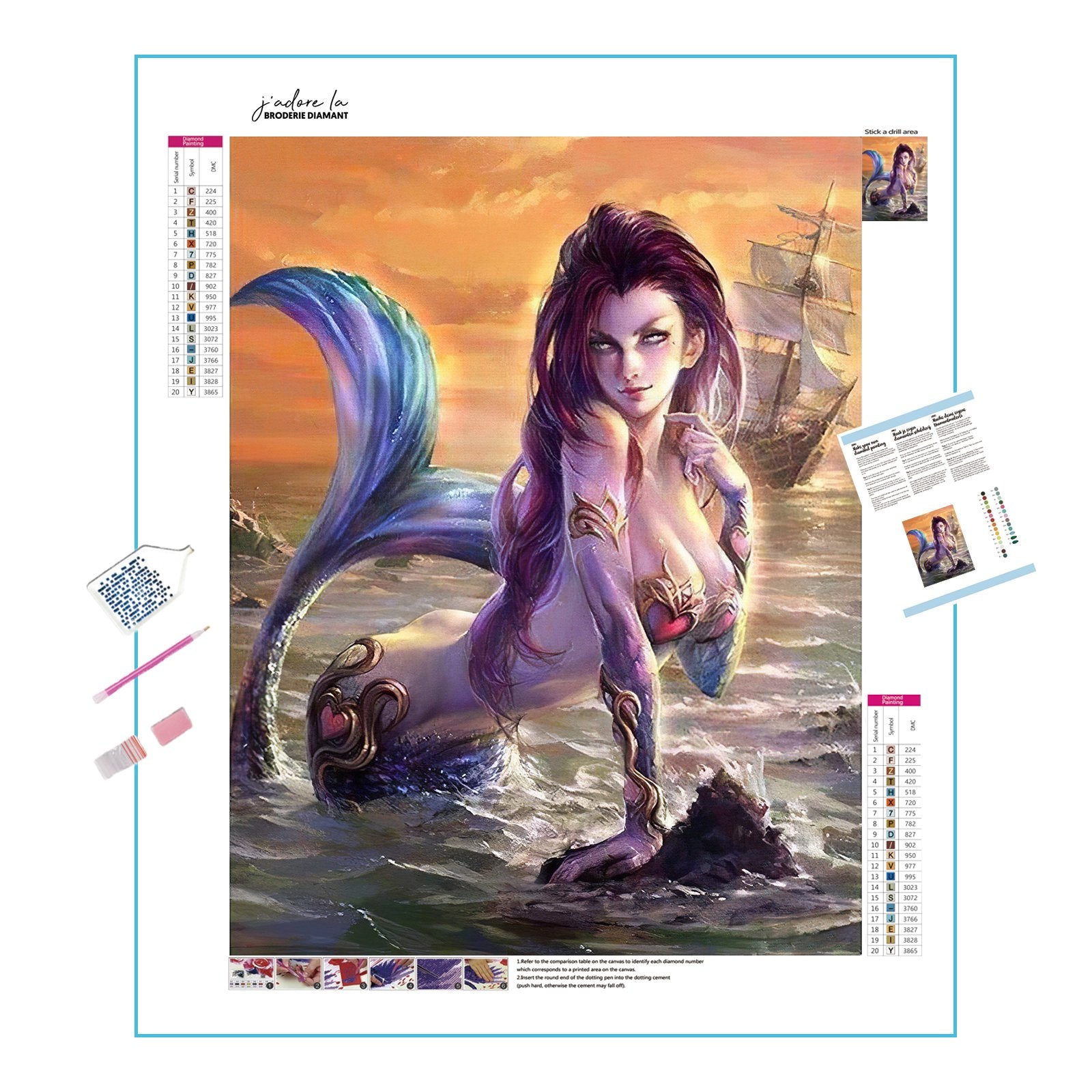 Diamond Painting - Sexy Mermaid