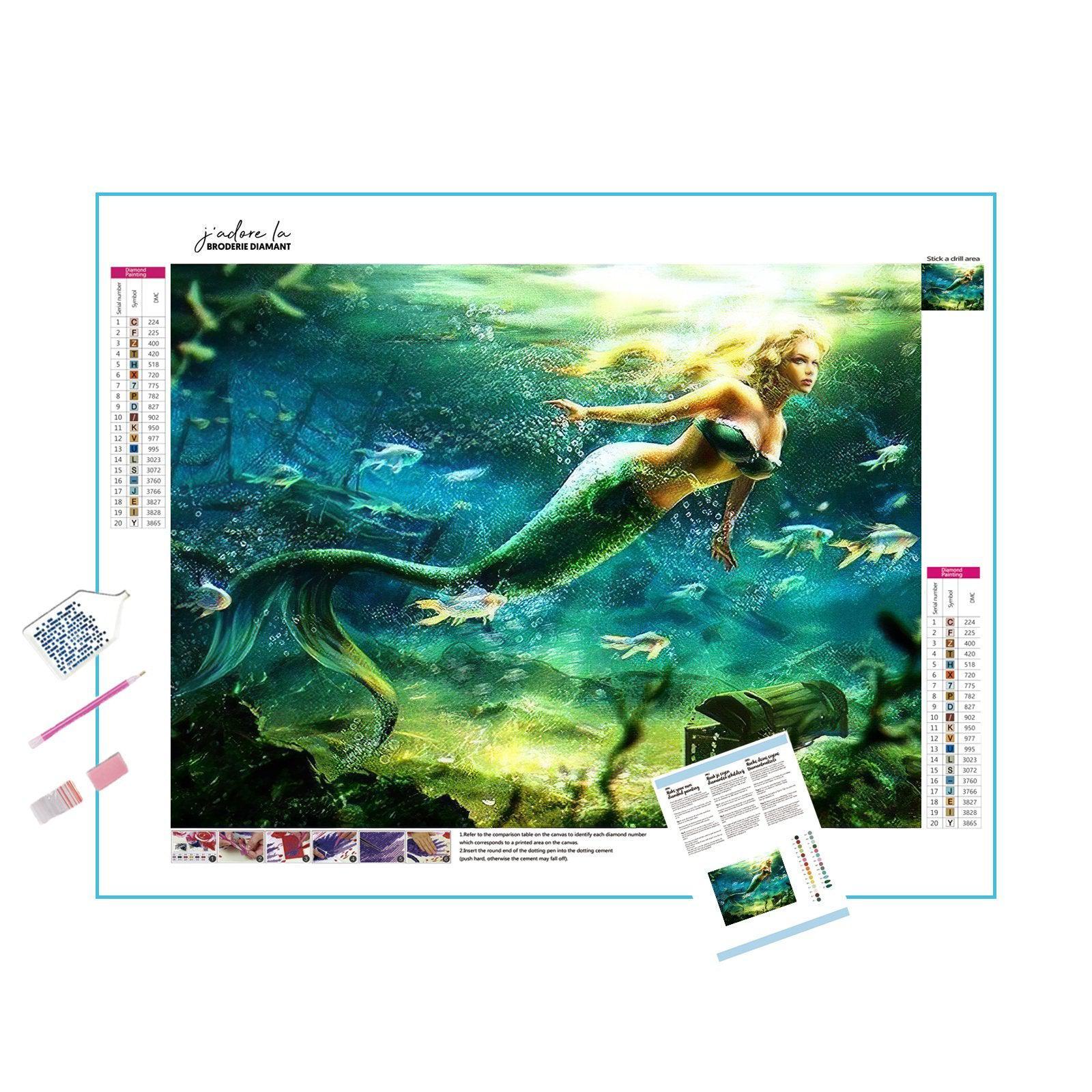 Diamond Painting - Mermaid Under The Sea