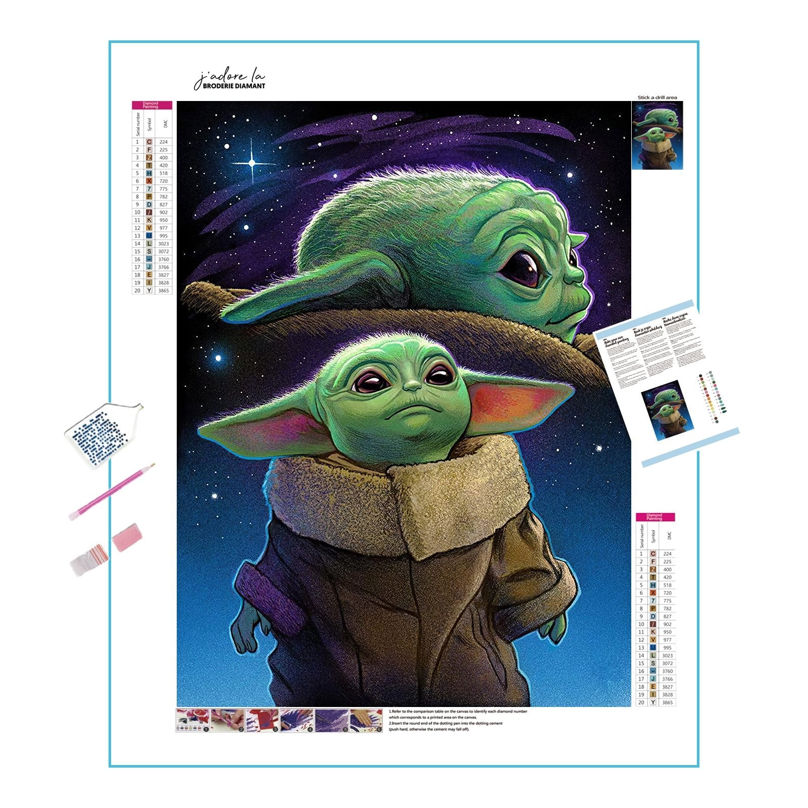Diamond Painting - Star Wars-Baby Yoda
