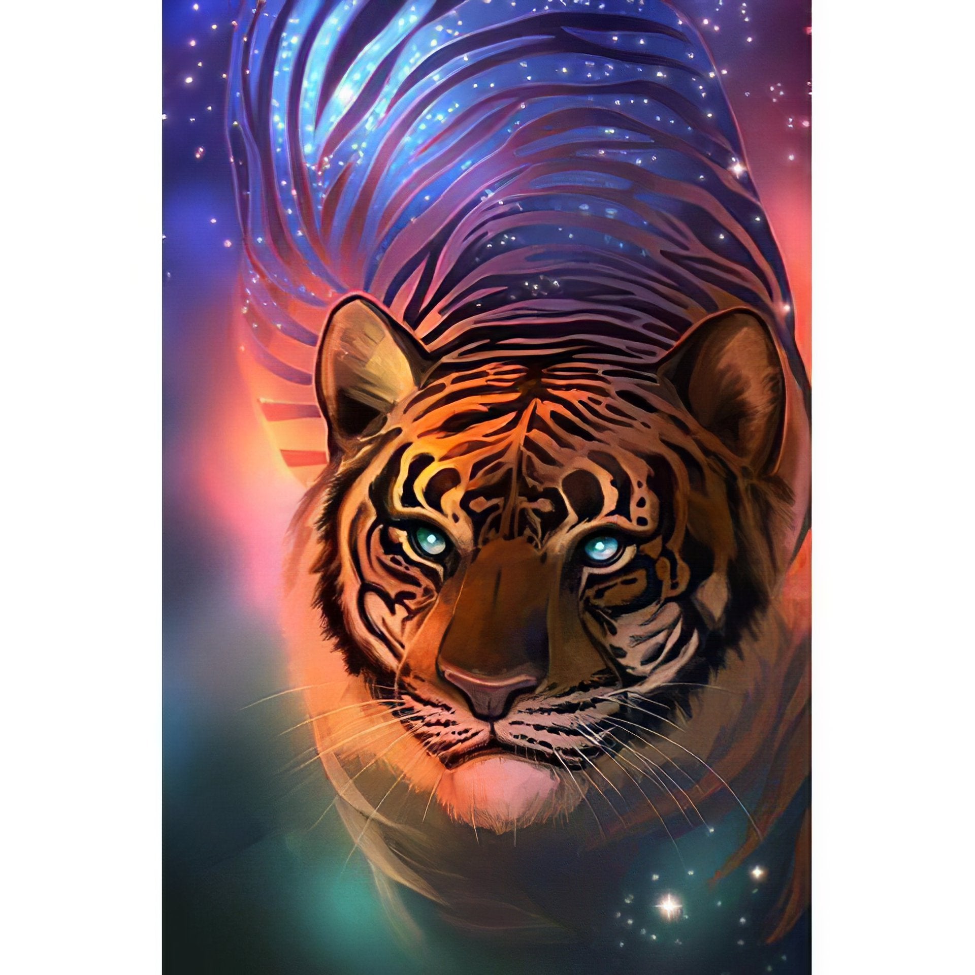Diamond Painting - Bunter Tiger