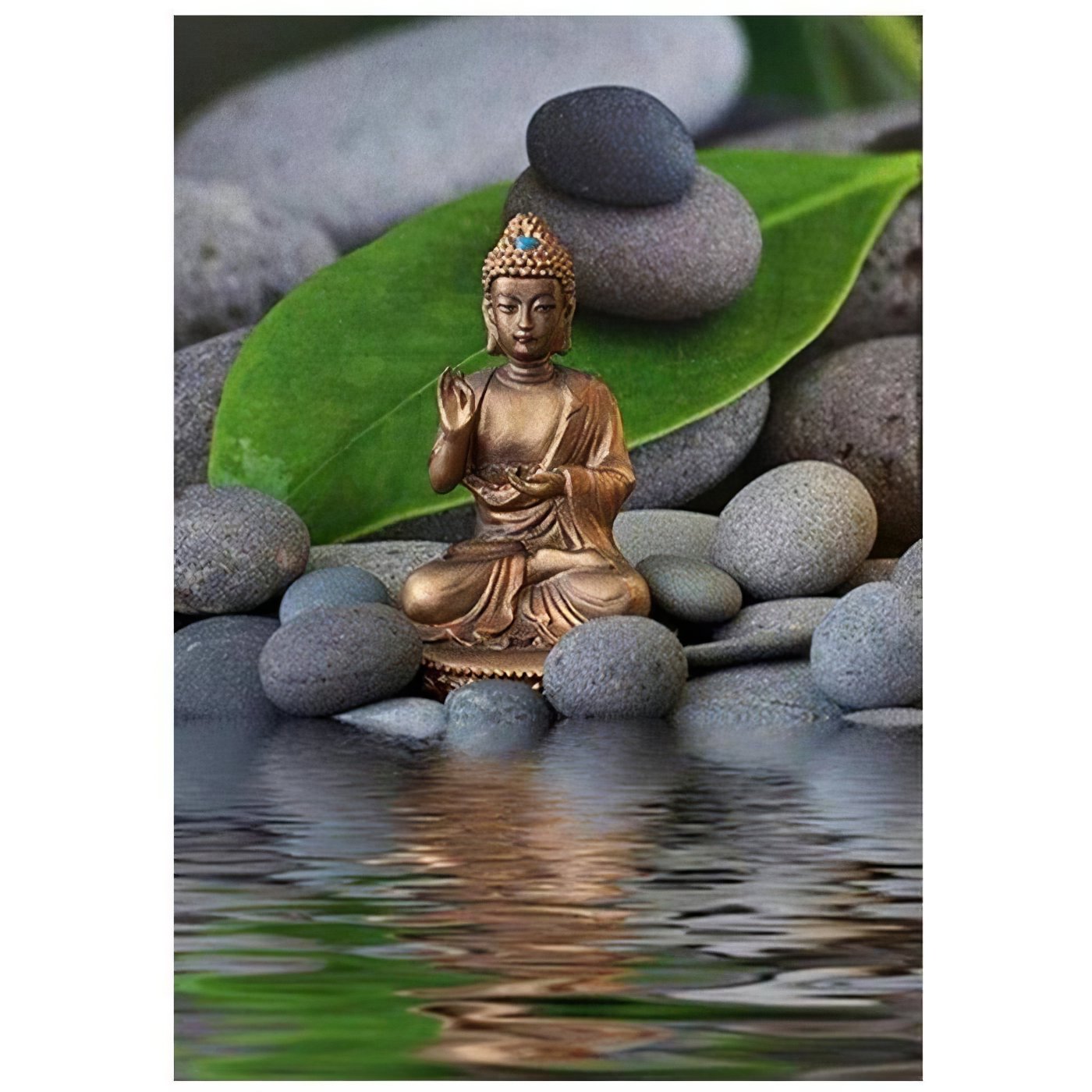 Diamond Painting - Buddha und Wasser